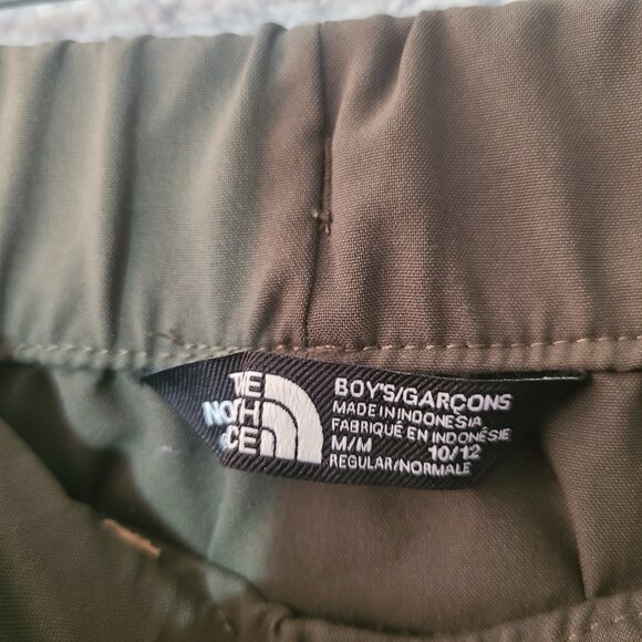 The North Face Green camp fleece jogger sweatpants  with pockets Size 10-12 - Picture 4 of 8